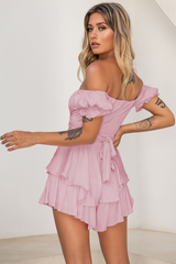 inostorâ„?Solid Color Fashion One Neck Lantern Dress