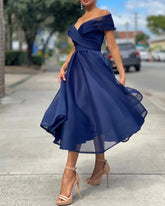 inostorâ„?Fashion Off Shoulder Slim Dress