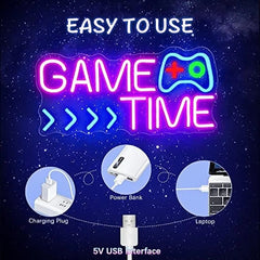 GAME TIME LED Neon Sign