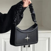 Black Leather Y2k Bag