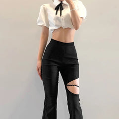Gothic Flared Pants