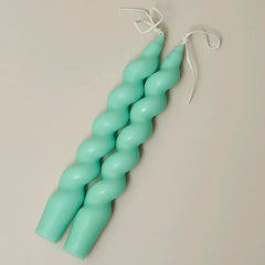 2 pc Spiral Candles