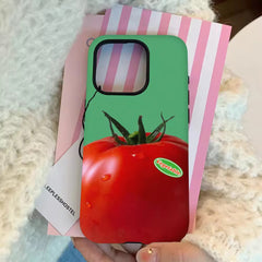 Tomato & Green Pepper iPhone Case