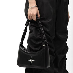 Black Leather Y2k Bag