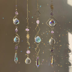 Crystal Moon Suncatcher