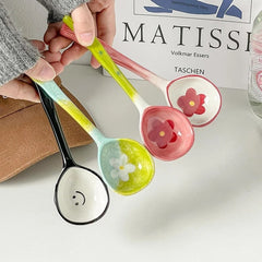 Ceramic Flower Spoon