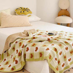 Heart Checkerboard Blanket
