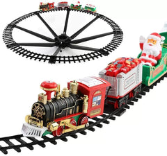 Electric Christmas Tree Train Set