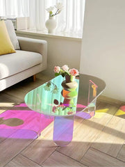 Iridescent Acrylic Coffee Table