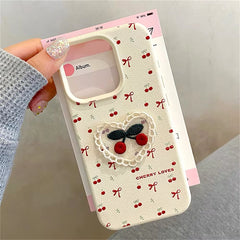 Cherry Bow iPhone Case