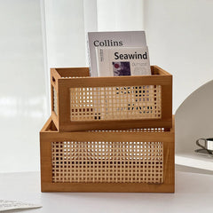 Retro Wood Storage Box