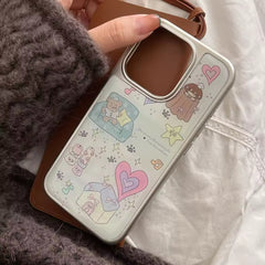 Glossy Teddy Bear iPhone Case