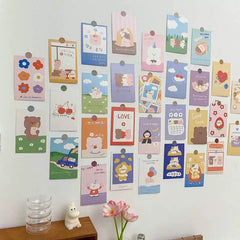 Cute Pastel Postcards Set