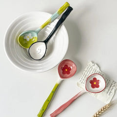 Ceramic Flower Spoon