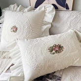 Lace Ruffle Throw Pillow