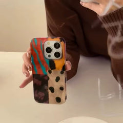 Retro Leopard iPhone Case