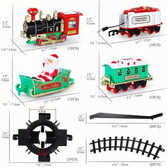 Electric Christmas Tree Train Set