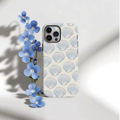Seashell Coastal Girl iPhone Case