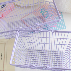 Mini Shopping Cart Storage Basket