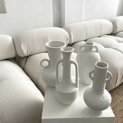 Milky White Vases