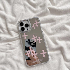 Pink Cross iPhone Case