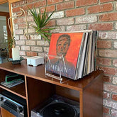 Clear Vinyl Record Stand