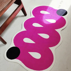 Pink Abstract Rug