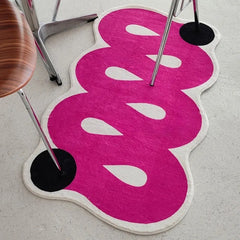 Pink Abstract Rug