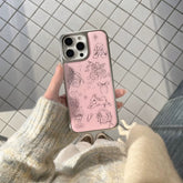 Pink Angel Bunny iPhone Case