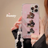 Pink Bunny iPhone Case