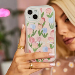 Pink Flowers iPhone case