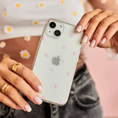 Pink Hearts iPhone case