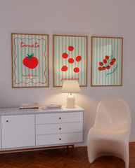 Italian Tomato Poster Set