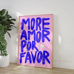 More Amor Wall Poster