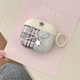 Preppy Plaid Bow AirPods Case