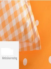 Bedding Set Boy Girl Bed Sheet Quilt Cover Pillowcase Single Bed Double Bed Queen Bed Quilt Cover Washed Cotton Bedclothes