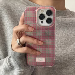 Retro Grid iPhone Case
