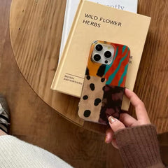 Retro Leopard iPhone Case