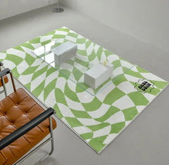 Retro Checkerboard Rug