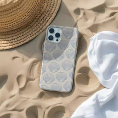 Seashell Coastal Girl iPhone Case