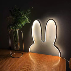 Rabbit Neon LED Night Light