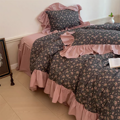 Spring Garden Ruffle Bedding Set