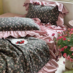 Spring Garden Ruffle Duvet Cover