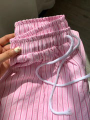 Cute Striped Pajama Pants