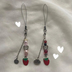 Strawberry Keychain & Phone Chain