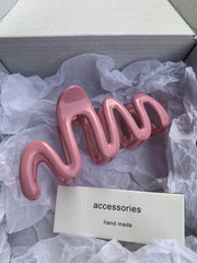 Colorful Jelly Wave Hairpin