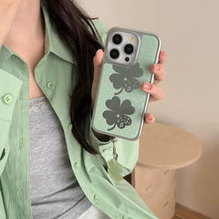 Green Clover iPhone Case
