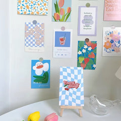 Colorful Flower Postcards Set