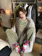 Vintage Green Crop Top