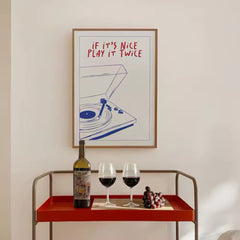 Retro Music Wall Art Poster